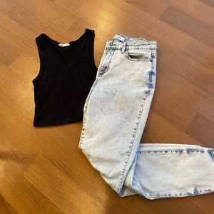 FLAH SALE 🇺🇸 Size 9/29 Judy Blue Slim  Fit  Acid Wash RARE Jeans